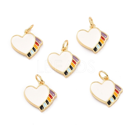 Real 18K Gold Plated Brass Charms KK-L206-010A-G-1