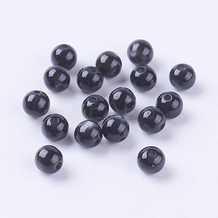 Imitated Cat Eye Resin Beads RB001Y-24-1