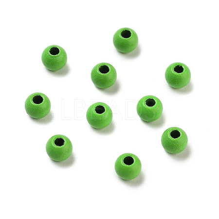 Spray Painted 202 Stainless Steel Beads STAS-G340-01D-1