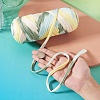 Gradient Color Polyester Fabric Cloth Knitting Yarn OCOR-TAC0023-41A-6