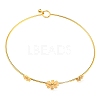 304 Stainless Steel Three Small Daisy Flower Choker Necklaces for Women NJEW-Z040-01G-02-1