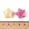 UV Plating Opaque Acrylic Beads SACR-T018-06M-3