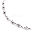 Non-Tarnish 304 Stainless Steel Rosary Bead Necklaces For Religion X-STAS-B021-02P-4