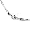 304 Stainless Steel Necklaces NJEW-H005-2