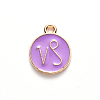 Alloy Enamel Pendants ENAM-S124-01B-01E-2