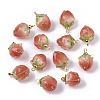 Handmade Flower Epoxy Resin Pendants KY-S163-103B-1