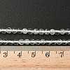 Natural Quartz Crystal Round Beads Strands X-G-J303-01-4mm-6