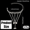 2Pcs Crystal Rhinestone Tennis Ring Bracelet BJEW-CN0001-17B-2