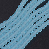 Transparent Glass Bead Strands GLAA-S031-4mm-21-1