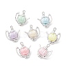 Acrylic & Tibetan Style Alloy Pendants PALLOY-JF04324-1