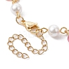 Glass Beads & Pearl Bead Bracelets BJEW-JB10069-3