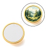 Soccer Season Sublimation Blank Brooch Pins FIND-T077-01C-G-1