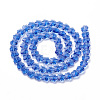 Transparent Glass Beads GLAA-Q066-10mm-C08-2