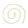 Brass Figaro Chains Necklace for Women NJEW-P265-30G-3