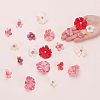 WADORN 120Pcs 12 Colors Silk Cloth Flower DIY-WR0003-94-3