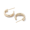 Half Ring Alloy Studs Earrings for Women EJEW-H309-04KCG-2