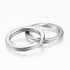 Tarnish Resistant 304 Stainless Steel Split Key Rings STAS-P177-1.8x20mm-P-2