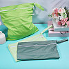 3Pcs 3 Colors Cloth Makeup Storage Zipper Bags ABAG-GL0001-08-3