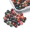 130Pcs Dyed Natural Multi-Color Agate Beads Strands G-YW0001-29A-2
