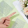 16 Sheets 4 Styles ABS Imitation Pearl Stickers Paper Sheets for Craft DIY-CP0013-56-3