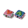 Handmade Lampwork Enamel Beads LAMP-S079-09-2