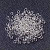 12/0 Grade A Transparent Silver Lined Round Glass Seed Beads X-SEED-A022-F12-34-2