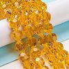 Imitation Austrian Crystal Bead Strands G-M181-12mm-08A-4