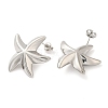 Non-Tarnish 304 Stainless Steel Stud Earrings for Women EJEW-G364-13P-2