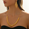 Ethnic Retro Iron Tassel Necklace & Earrings Sets for Women's Banquet Wedding FC6404-3