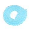 Baking Paint Frosted Glass Beads Strands X-FGLA-N003-6mm-02-2