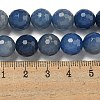 Dyed & Heated Natural Blue Aventurine Beads Strands G-E571-A10-03-5