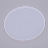 Round Cup Mat Silicone Molds LS-DIY-WH0181-46-2