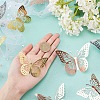 8 Sets 8 Styles Paper Wall Stickers DIY-CA0002-33-3