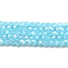 Imitation Jade Electroplate Glass Beads Strands EGLA-A039-J4mm-B03-1