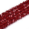 Opaque Glass Beads Strands LS-GLAA-N019-4mm-15-1