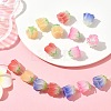 16Pcs 4 Colors Gradient Color Opaque Acrylic Beads MACR-CJ0002-32-6