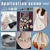 120Pcs 6 Styles 2-Hole Natural Shell Buttons BUTT-FG0001-47-5
