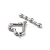 304 Stainless Steel Toggle Clasps STAS-A092-08A-P-2