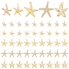 50Pcs 5 Style Iron & Alloy & Brass Pendants FIND-PH0005-62-1