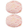 2 Skeins Polyester Yarn for Knitting & Crochet OCOR-TA0003-09A-1