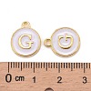 Golden Plated Alloy Charms X-ENAM-S118-01G-3