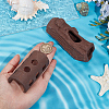 2Pcs 2 Styles Purple Clay Display Decorations DIY-GF0013-05-4