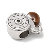 304 Stainless Steel Enamel European Beads STAS-D153-33P-2