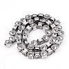 Feng Shui Electroplate Non-magnetic Synthetic Hematite Beads Strands G-Q986-001C-2