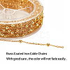 Brass Coated Iron Cable Chains Set CH-SC0001-01G-4