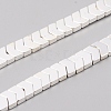 Electroplated Non-magnetic Synthetic Hematite Beads Strands G-F682-04B-S-1