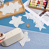 6Bags Polyester Blank Embroidery Sew on Cloth Patches PATC-PH0001-86D-3
