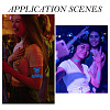 6 Sheets Luminous Paper Tattoo Stickers STIC-TAC0001-007B-10