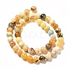 Natural Yellow Opal Beads Strands G-G992-A02-A-3