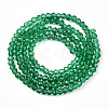 Glass Beads Strands EGLA-A034-T1mm-D18-2